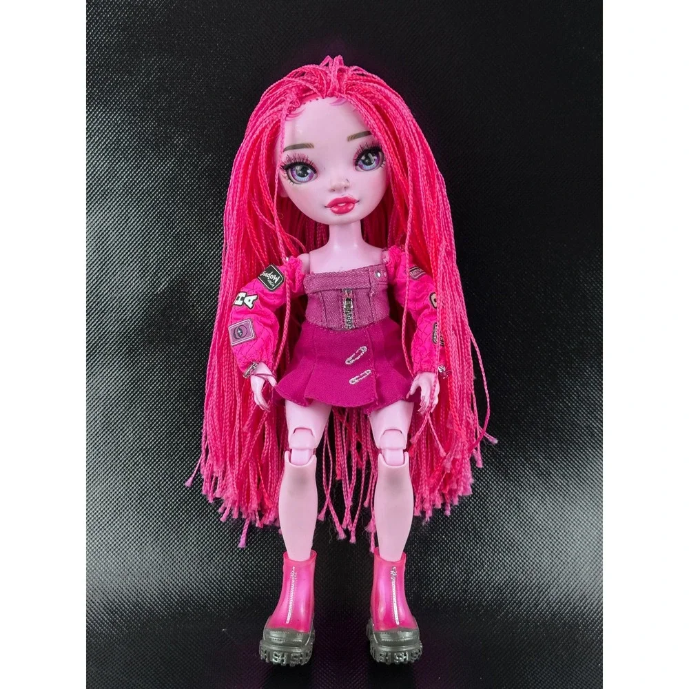 Rainbow High Shadow High Neon Shadow Pink Doll, Fashion Doll with Outfit & Boots